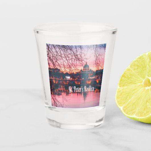 Petersdom, Rom, Italien Schnapsglas (Vorderseite)