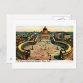 Petersdom, Rom, Italien Vintag Postkarte (Vorne/Hinten)