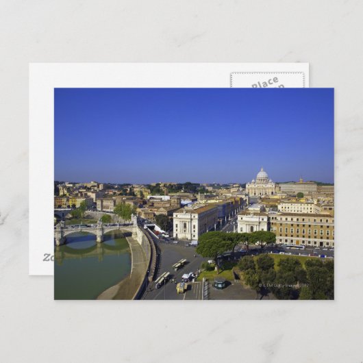 Petersdom, Staat der Vatikanstadt Postkarte (Vorne/Hinten)