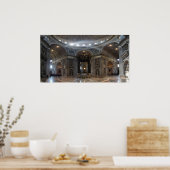 Petersdom und der Baldacchino Poster (Küche)