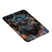 Petersdom und Platz am Abend Magnet (Rechte Seite)