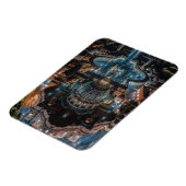 Petersdom und Platz am Abend Magnet (Linke Seite)