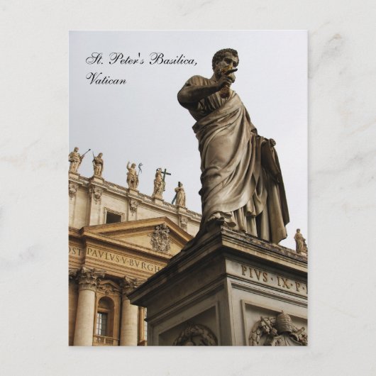 Petersdom, Vatikan Postkarte (Vorderseite)