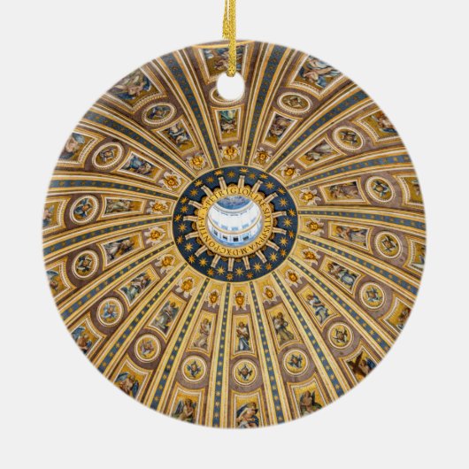 Petersdom - Vatikan, Rom, Italien Keramik Ornament (Hinten)