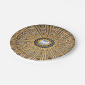 Petersdom - Vatikan, Rom, Italien Pappteller (Schrägansicht)