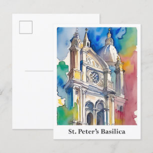 Petersdom Vatikanstadt Postkarte