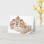 Petersdom. Vatikanstadt Rom. Italien Karte (Gelbe Blume)
