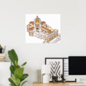 Petersdom. Vatikanstadt Rom. Italien Poster (Heimbüro)