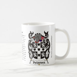 Petersen Familien-Wappen Tasse