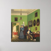 Petersen Familienbilanz von Wilhelm Ferdinand Bend Leinwanddruck (Vorderseite)