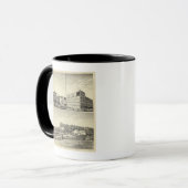 Petersen Residence, Dewey und Stone, Nebraska Tasse (Vorderseite Links)