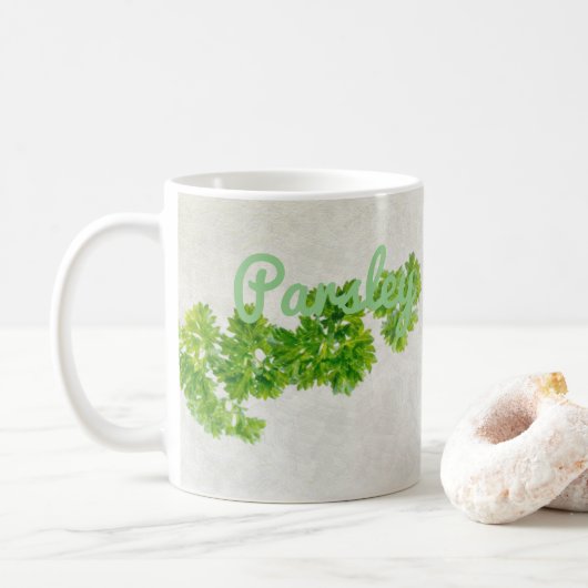 Petersilie Kaffeetasse (Mit Donut)