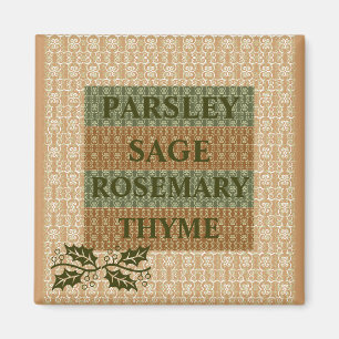 Petersilie, Salbei-Rosmarin, thyme Küche Magnet