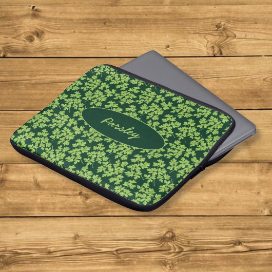 Petersilienmuster Laptopschutzhülle