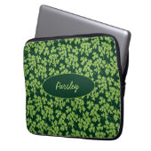 Petersilienmuster Laptopschutzhülle (Vorderseite Links)