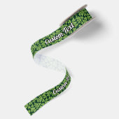 Petersilienmuster Satinband (Rückseite)