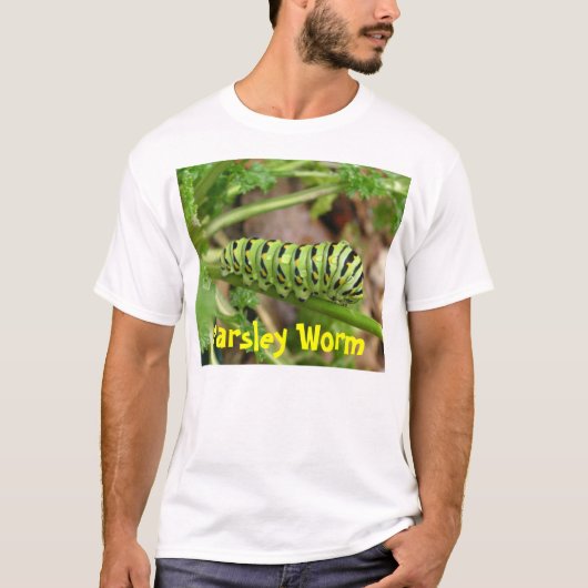 Petersilienwurm, Petersilien-Wurm T-Shirt (Vorderseite)