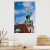 Peterskirche Church Tower Poster (Küche)