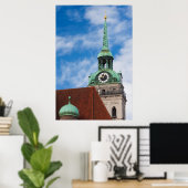 Peterskirche Church Tower Poster (Heimbüro)