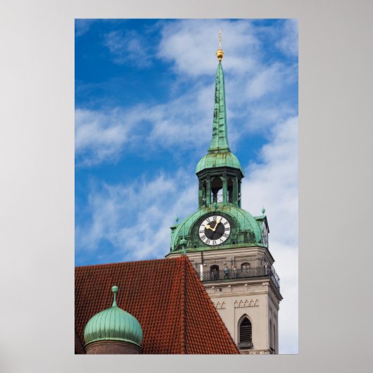 Peterskirche Church Tower Poster (Vorne)