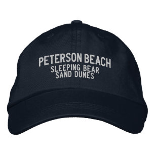 Peterson Beach Michigan Bestickte Baseballkappe