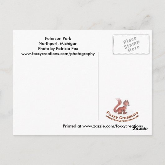 Peterson Park, Northport, Michigan - Postcard Postkarte (Rückseite)