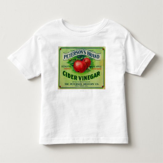 Petersons Apfelessig-Aufkleber Kleinkind T-shirt (Vorderseite)