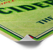 Peterson's Cider Vinegar Label Poster (Ecke)