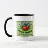 Peterson's Cider Vinegar Label Tasse (Links)