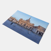 Petersplatz in Vatikanstadt - Rom, Italien Fußmatte (Schrägansicht)