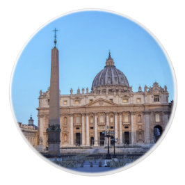 Petersplatz in Vatikanstadt - Rom, Italien Keramikknauf