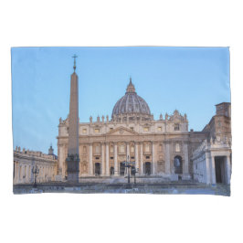 Petersplatz in Vatikanstadt - Rom, Italien Kissenbezug