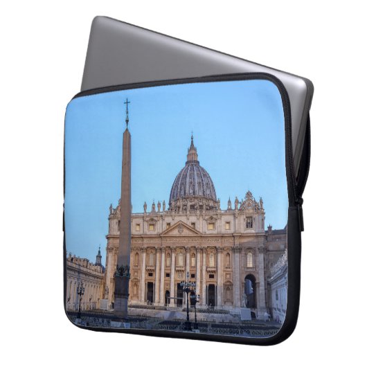 Petersplatz in Vatikanstadt - Rom, Italien Laptopschutzhülle (Vorderseite Links)