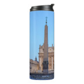 Petersplatz in Vatikanstadt - Rom, Italien Thermosbecher (Nach links gedreht)