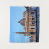 Petersplatz in Vatikanstadt - Rom, Italien Wandteppich (Vorderseite)