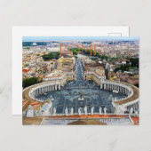 Petersplatz Postkarte (Vorne/Hinten)
