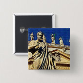 Petersplatz Rom Button (Vorne & Hinten)