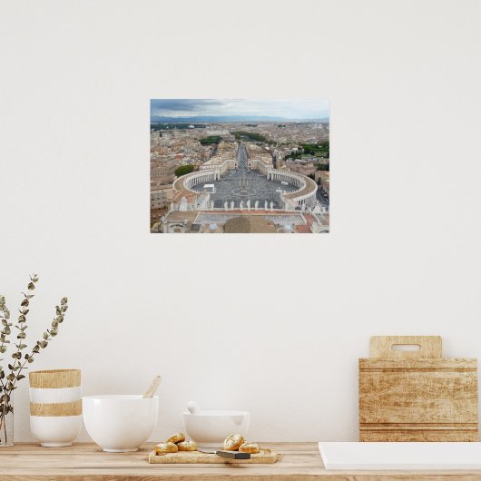 Petersplatz Rom Poster (Küche)