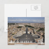 Petersplatz, Rom Postkarte (Vorne/Hinten)