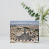 Petersplatz, Rom Postkarte (Stehend Vorderseite)