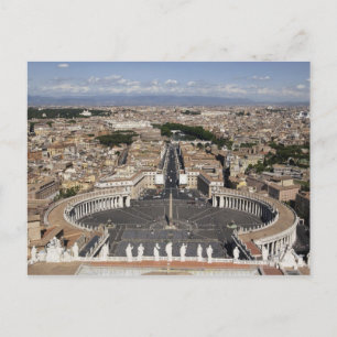 Petersplatz, Rom Postkarte