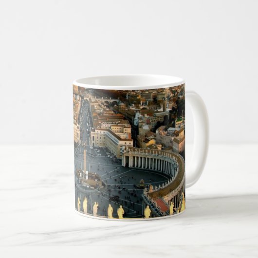 Petersplatz Vatikan Kaffeetasse (VorderseiteRechts)