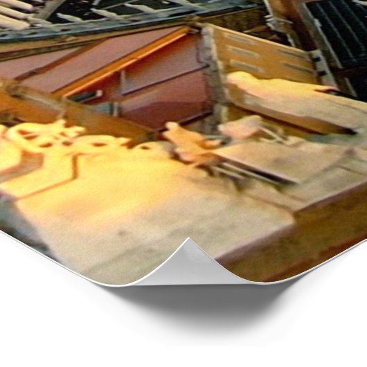 Petersplatz Vatikan Poster (Ecke)