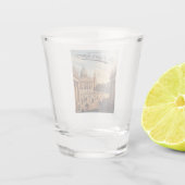 Petersplatz Vatikanstadt Schnapsglas (Rückseite)