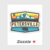 Petersville, Alaska Aufkleber (Blatt)