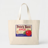 PETES BEST APPLES JUMBO STOFFBEUTEL (Vorne)
