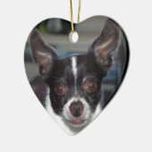 Petey die Chihuahua Keramikornament (Links)