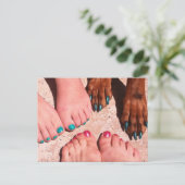 Peticure - Tag des Wellness-Centers Postkarte (Stehend Vorderseite)