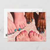 Peticure - Tag des Wellness-Centers Postkarte (Vorne/Hinten)