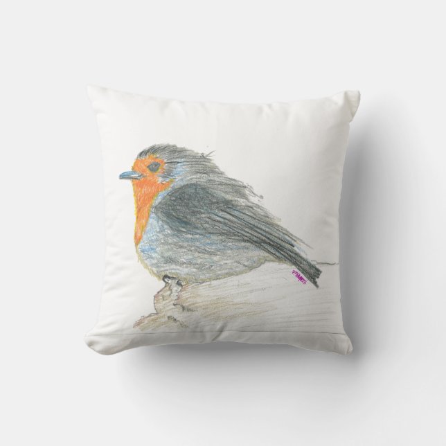 Petirrojo für M. Kissen (Vorderseite)